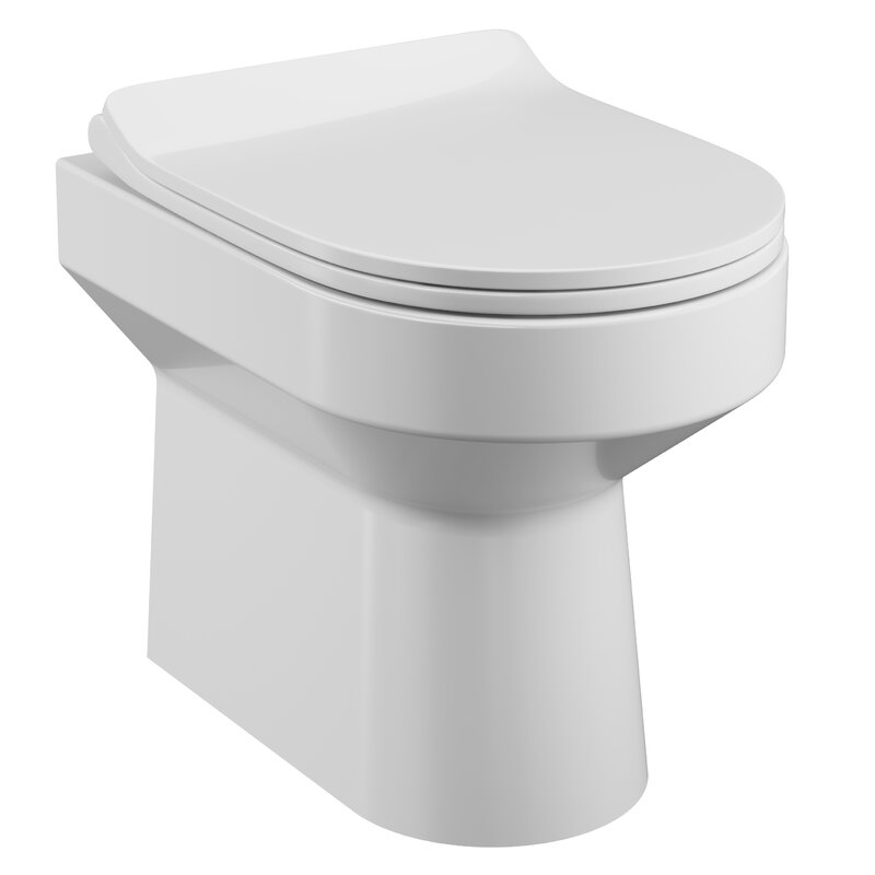 Belfry Bathroom D Shaped Slimline Round Toilet Seat | Wayfair.co.uk